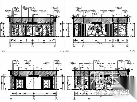[江苏]省级重点交通技工学院高档典雅酒店装修施工图（...cad施工图下载【ID:161700169】
