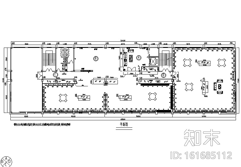 1038平米服装展厅设计施工图（附效果图）cad施工图下载【ID:161685112】