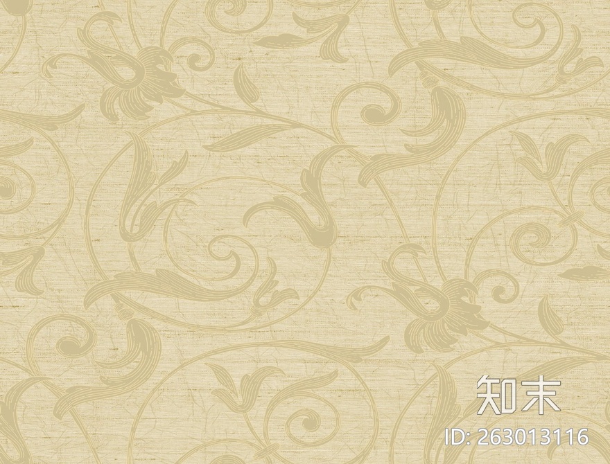 无缝田园花墙纸布贴图下载【ID:263013116】