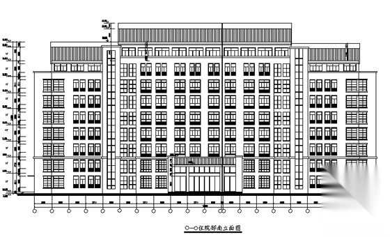 某赣东北风格中医院规划建筑设计方案（扩初）cad施工图下载【ID:166315100】