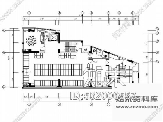 施工图深圳繁华商业区现代时尚特色茶餐厅装修施工图cad施工图下载【ID:532006557】