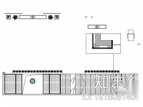 [河北]雅致现代珠宝会所室内装修施工图（含效果）cad施工图下载【ID:161806140】