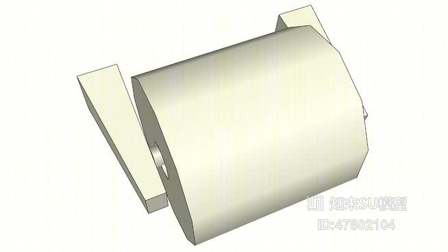 纸巾盒SU模型下载【ID:47802104】