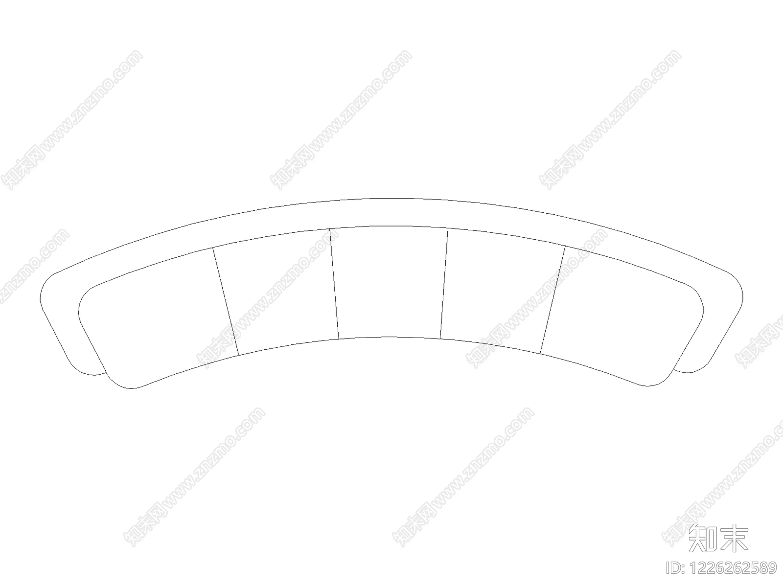 沙发cad施工图下载【ID:1226262589】