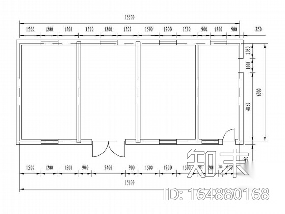 某温室大棚建筑施工图cad施工图下载【ID:164880168】