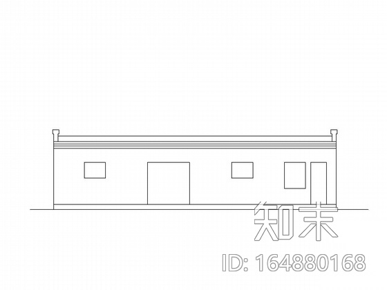 某温室大棚建筑施工图cad施工图下载【ID:164880168】