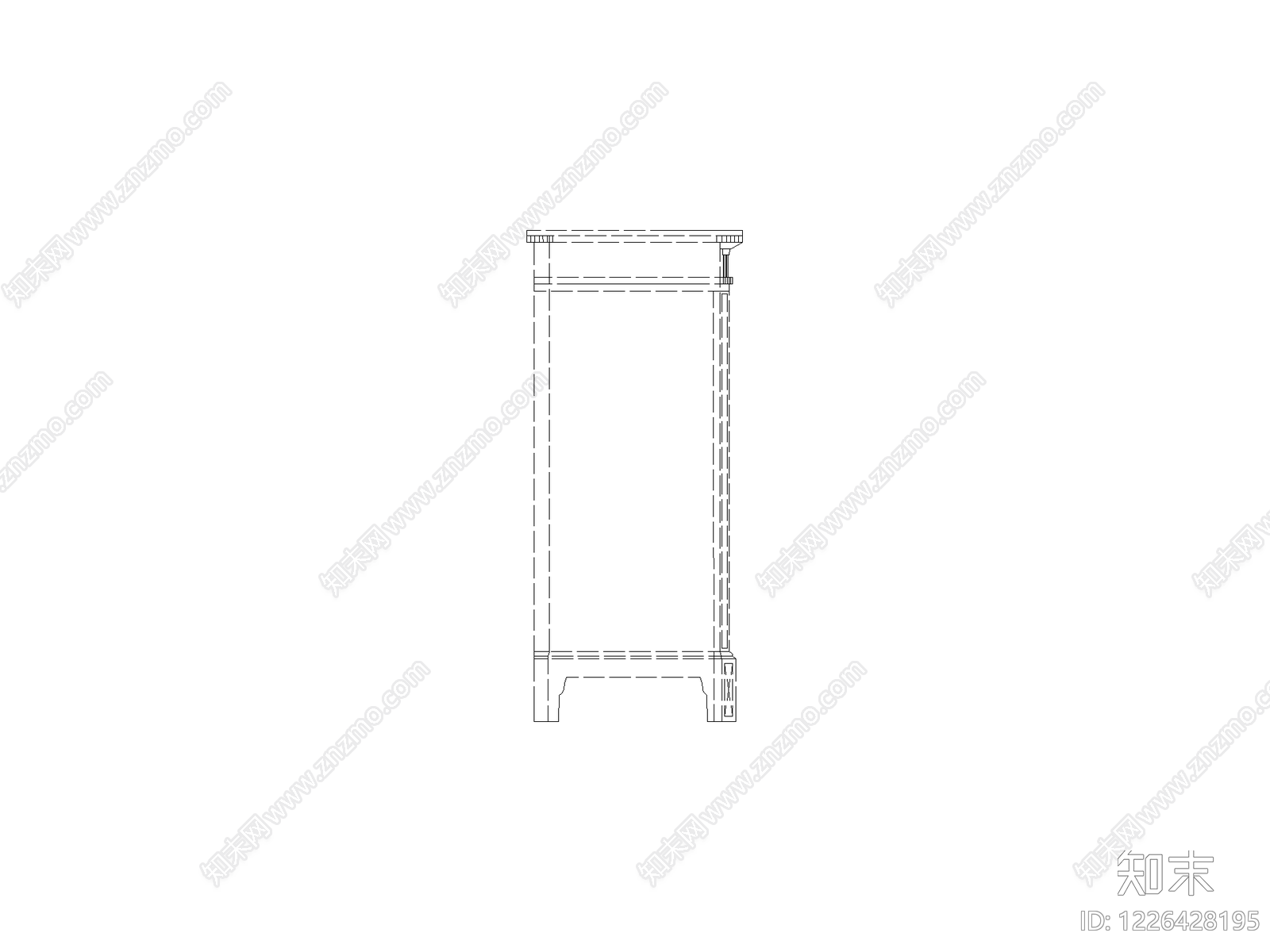 柜子cad施工图下载【ID:1226428195】