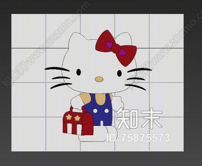 卡通软硬包造型3D模型下载【ID:75875573】