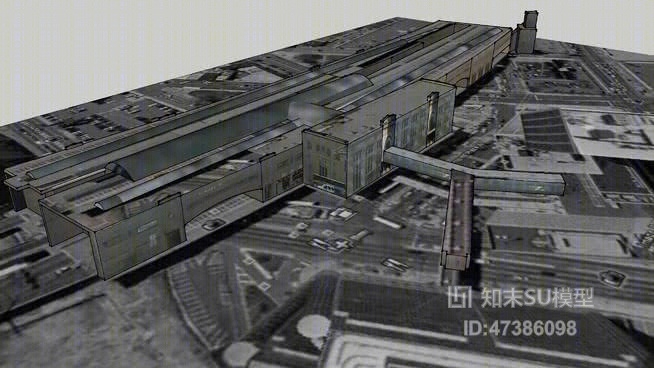 机场车站SU模型下载【ID:317909682】