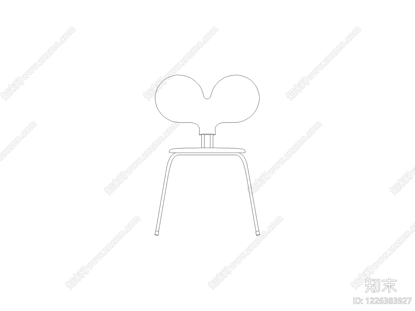 椅子CAD图纸