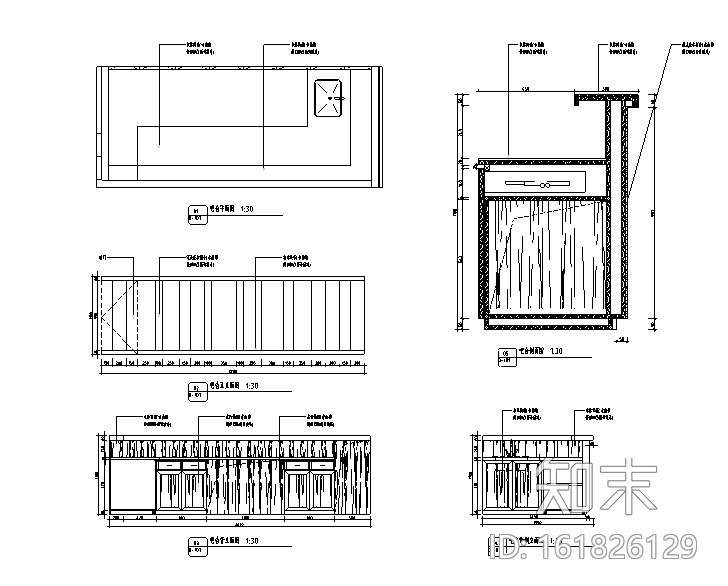 [江苏]670平米现代古典风格酒店设计施工图（附效果图）cad施工图下载【ID:161826129】