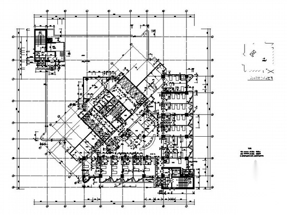 [海南]十四层医院建筑施工图（知名设计院）cad施工图下载【ID:166065153】