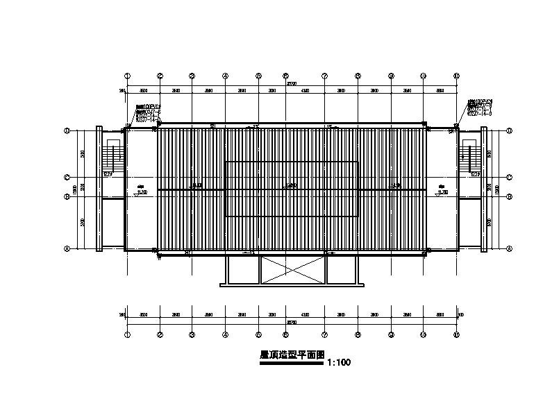 [宁夏]三层坡屋顶石材幕墙综合性办公楼建筑施工图（全...cad施工图下载【ID:168319108】