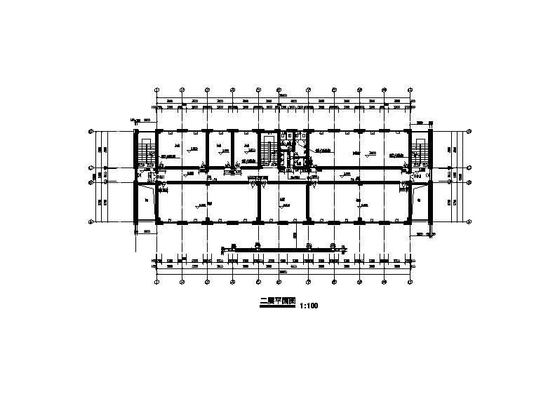 [宁夏]三层坡屋顶石材幕墙综合性办公楼建筑施工图（全...施工图下载【ID:151408174】