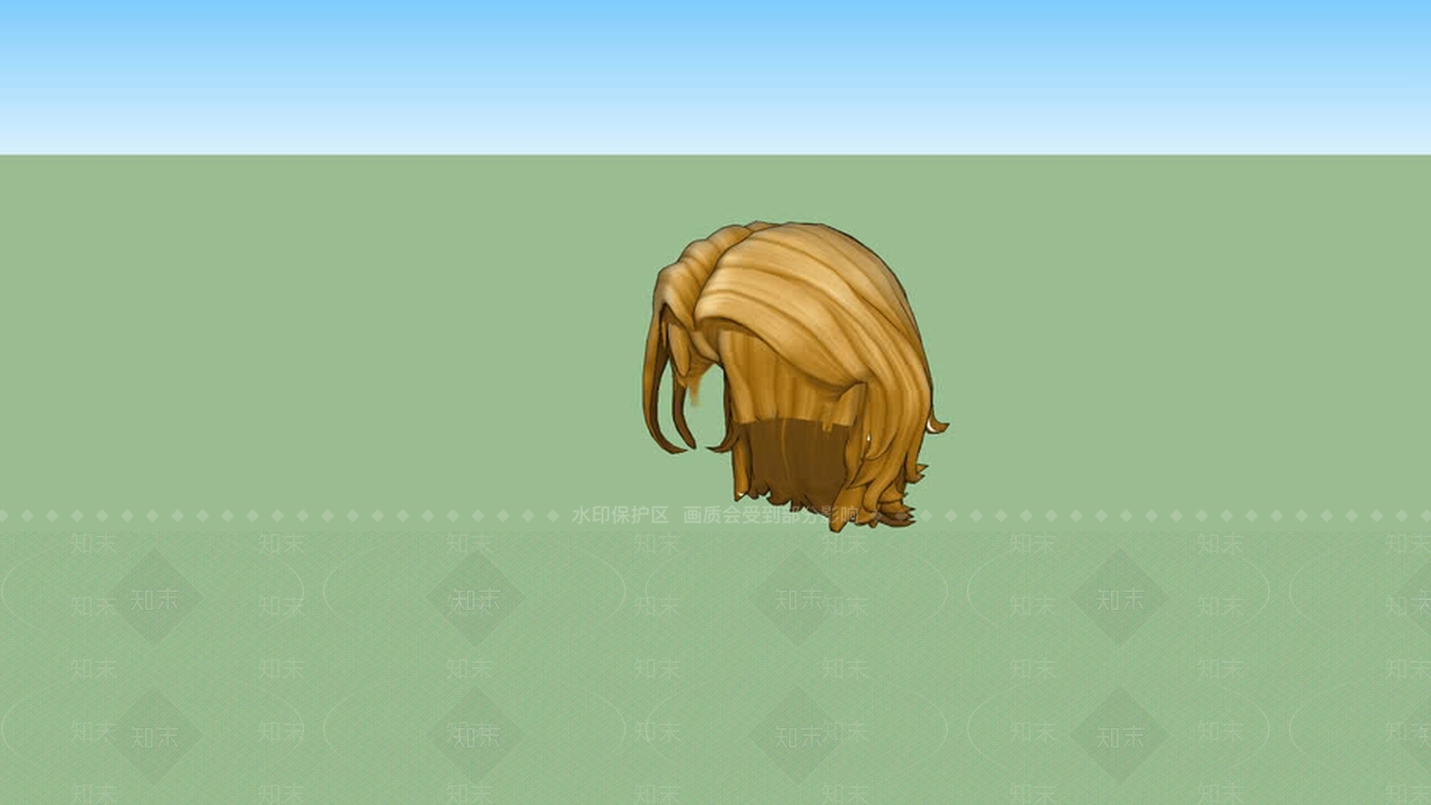 头发SU模型下载【ID:1162482591】
