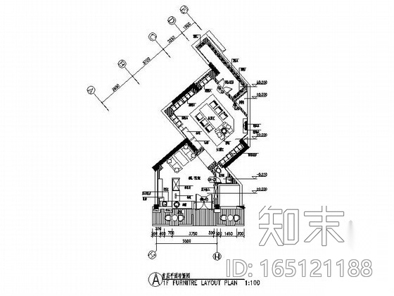 [广东]某红酒坊室内设计全套装修图（含效果）cad施工图下载【ID:165121188】