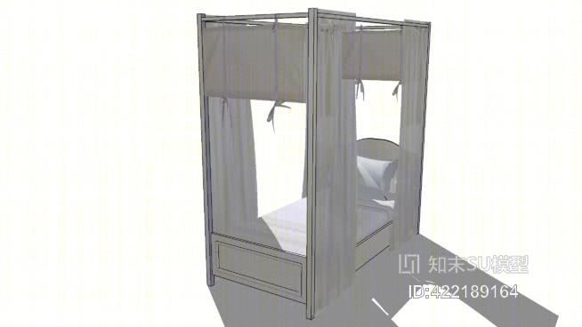 天篷床星级，家世界，参考价格：329,00SU模型下载【ID:422189164】