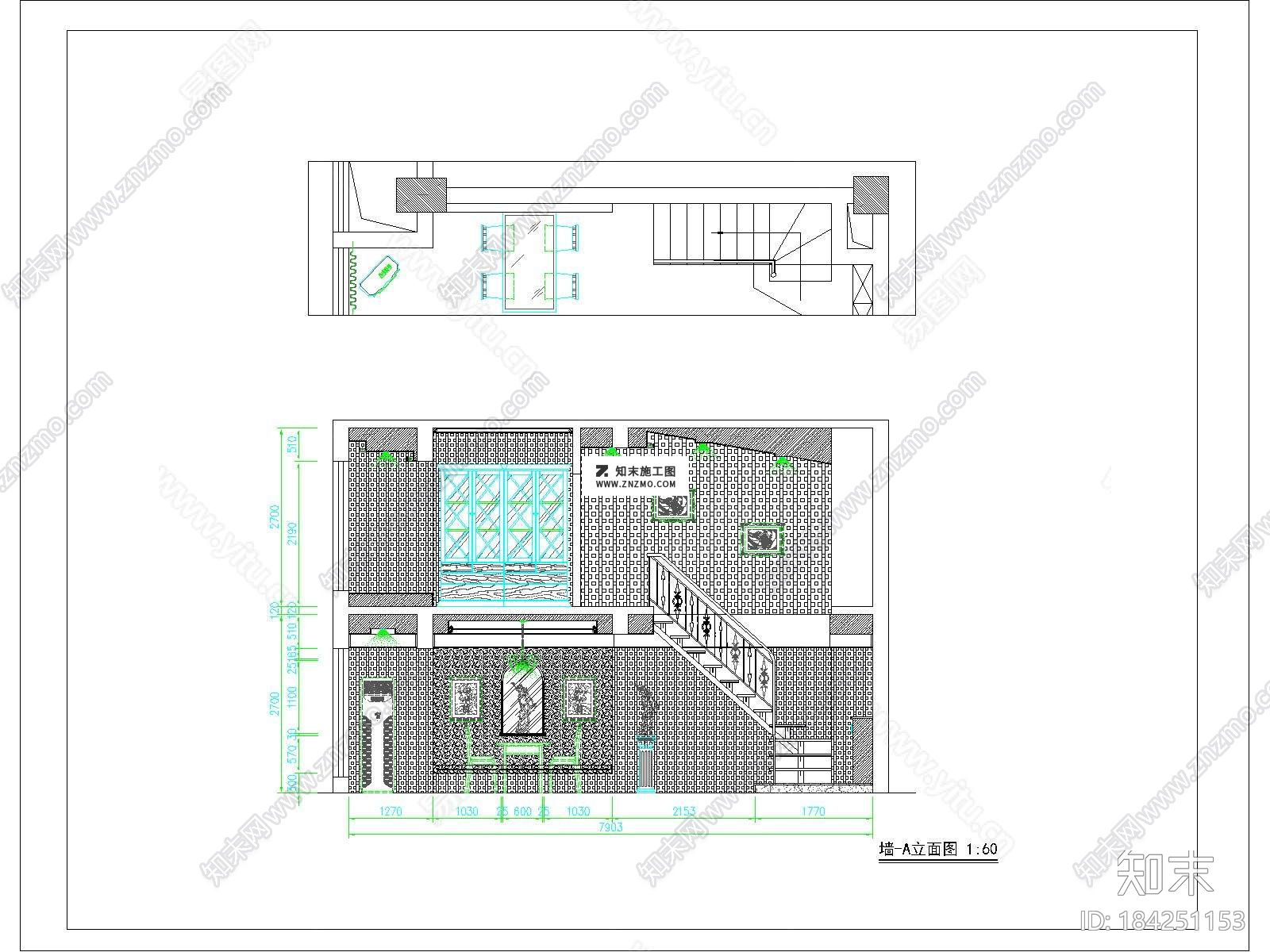 二层欧式别墅CAD设计施工图实景照片下载施工图下载【ID:184251153】