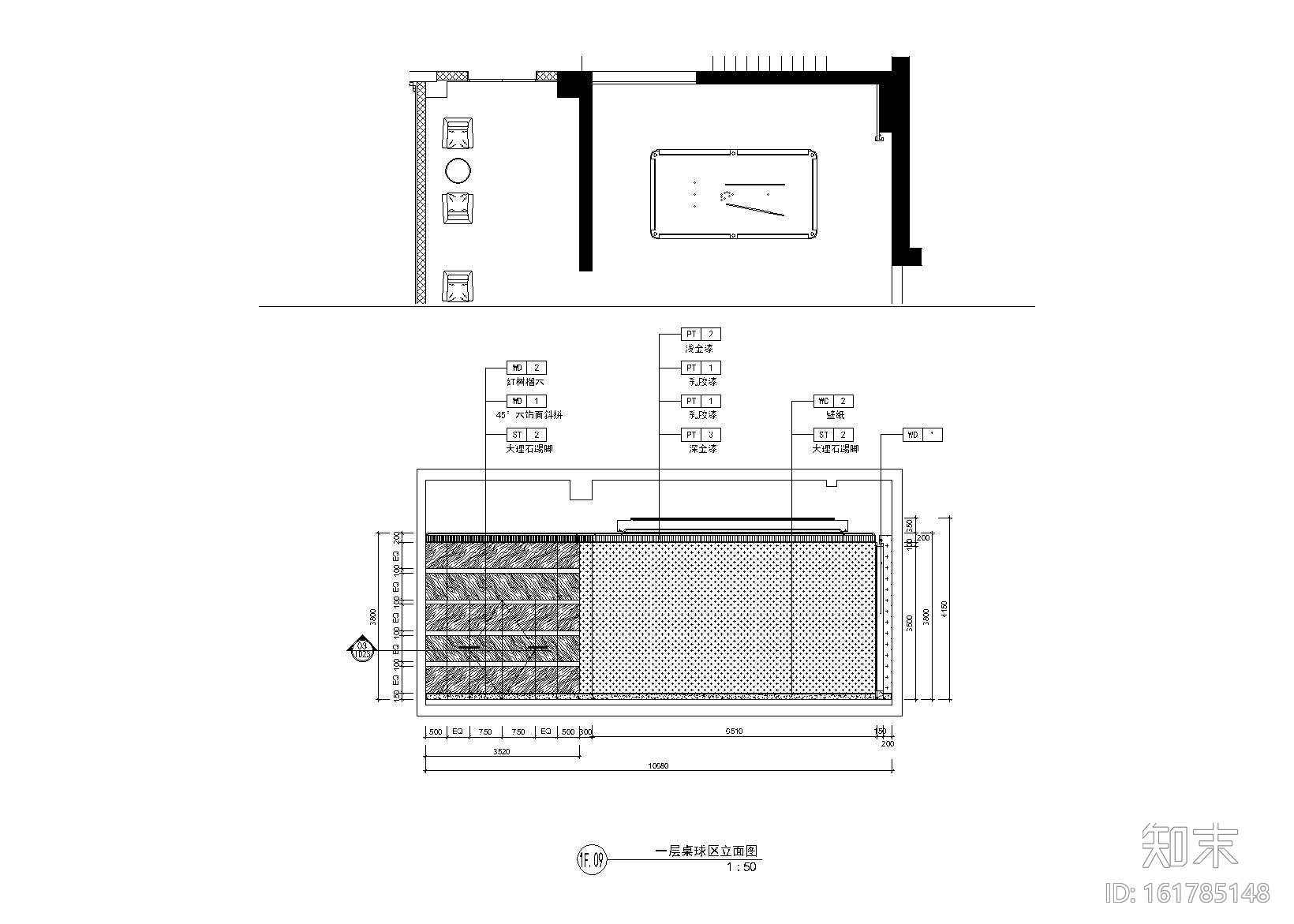 新疆乌鲁木齐丁香花园会所施工图+效果图施工图下载【ID:161785148】