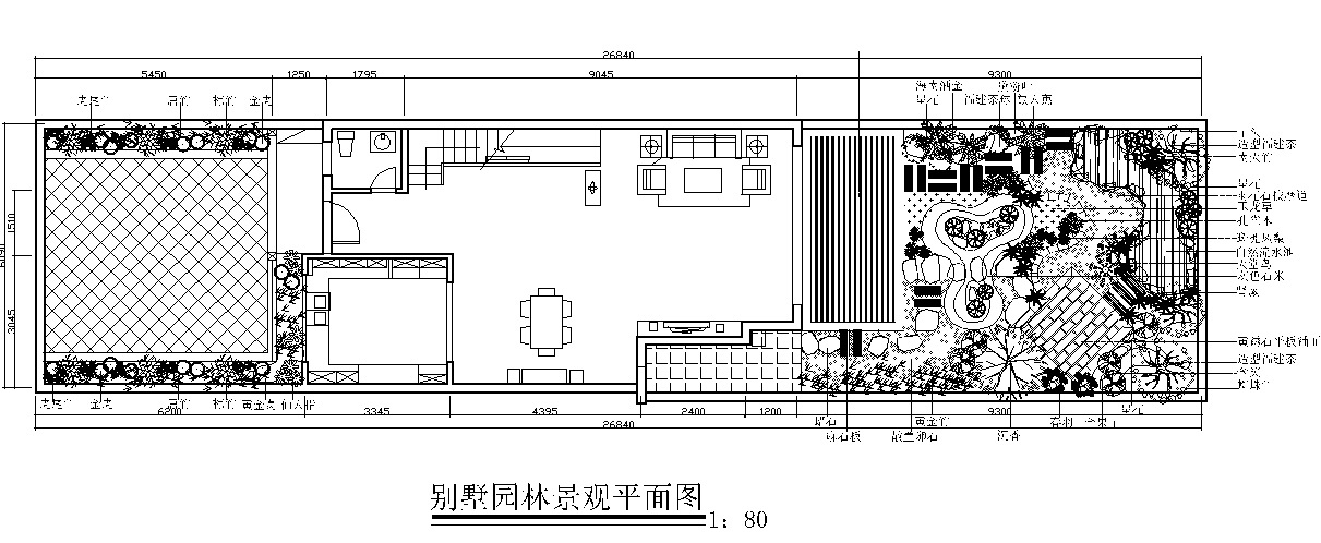 5套私家别墅庭院景观cad平面图（内含：同一地形多种方...施工图下载【ID:160687171】