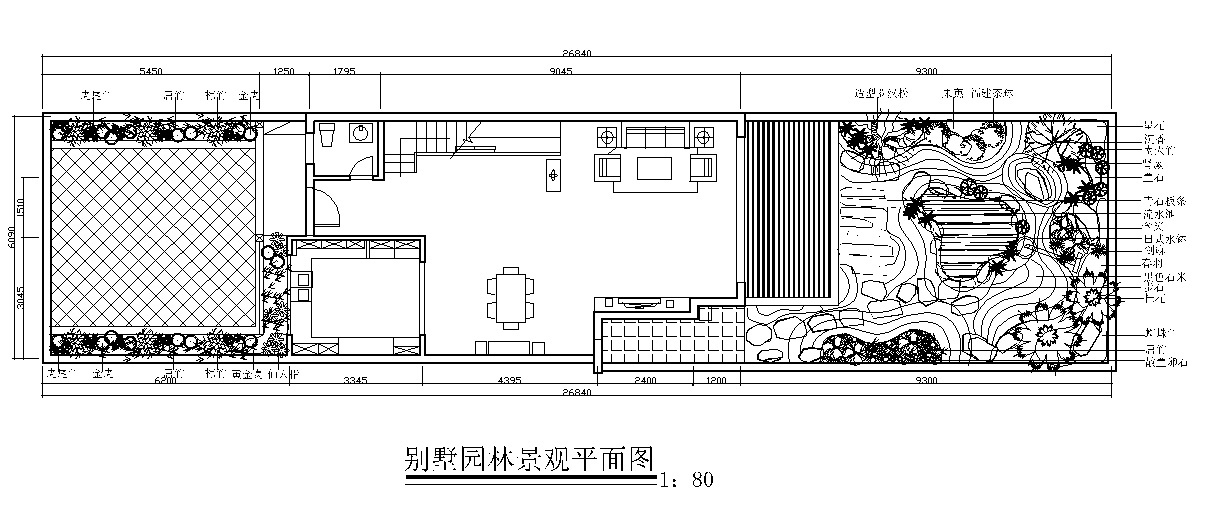 5套私家别墅庭院景观cad平面图（内含：同一地形多种方...施工图下载【ID:160687171】