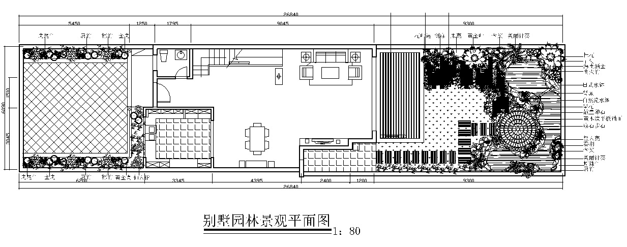 5套私家别墅庭院景观cad平面图（内含：同一地形多种方...施工图下载【ID:160687171】