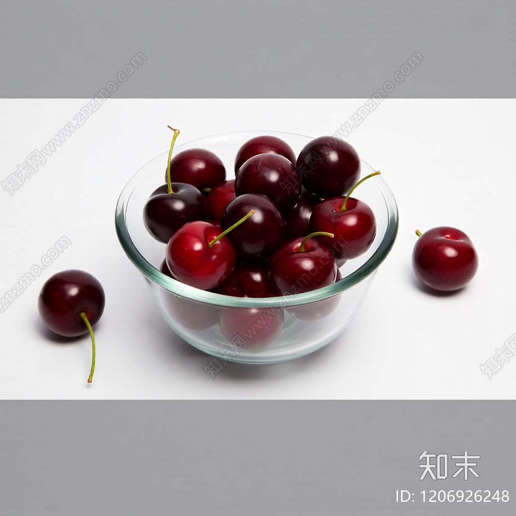 樱桃盆栽装饰3D模型下载【ID:1206926248】