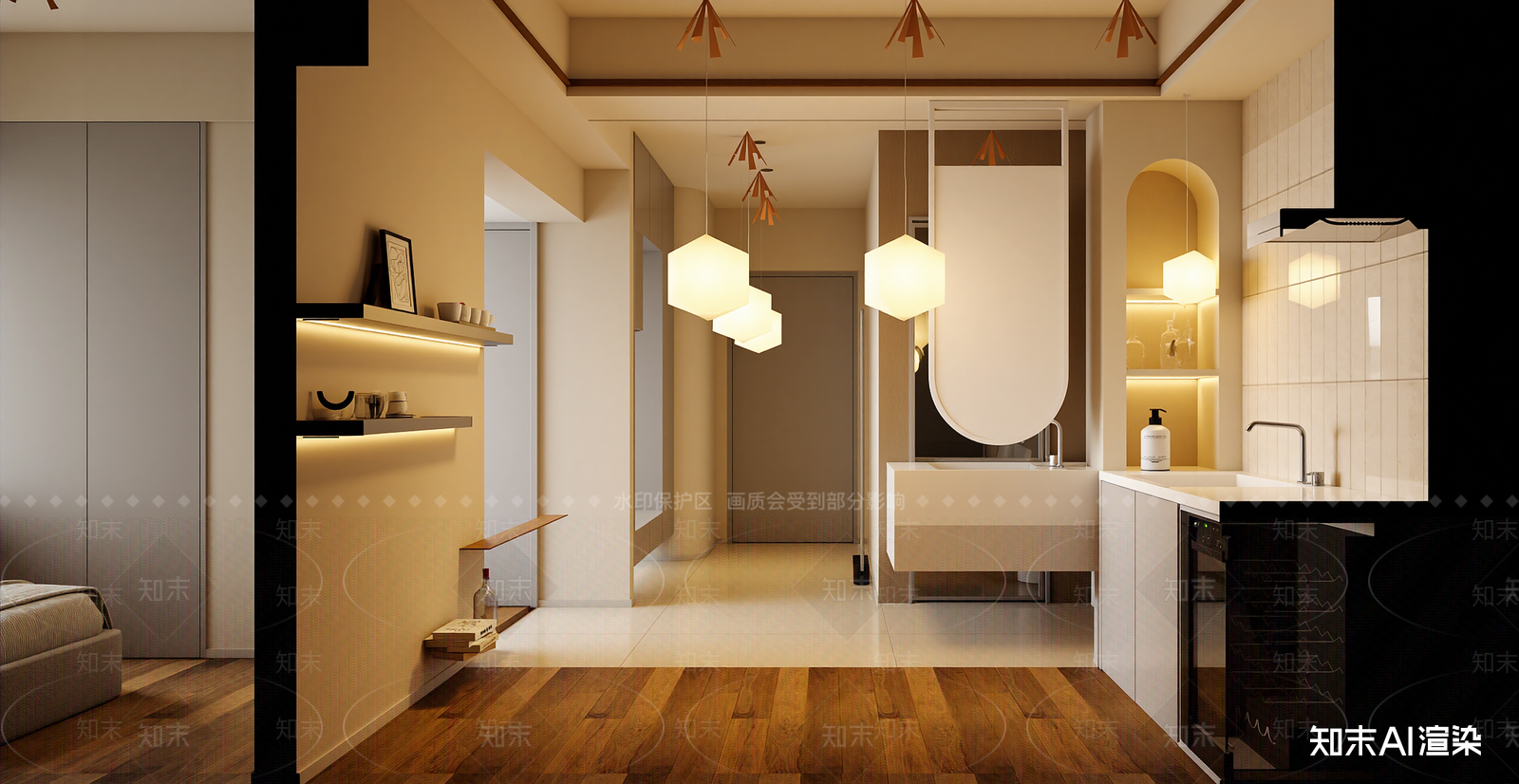 现代家居卧室SU模型下载【ID:1215973109】
