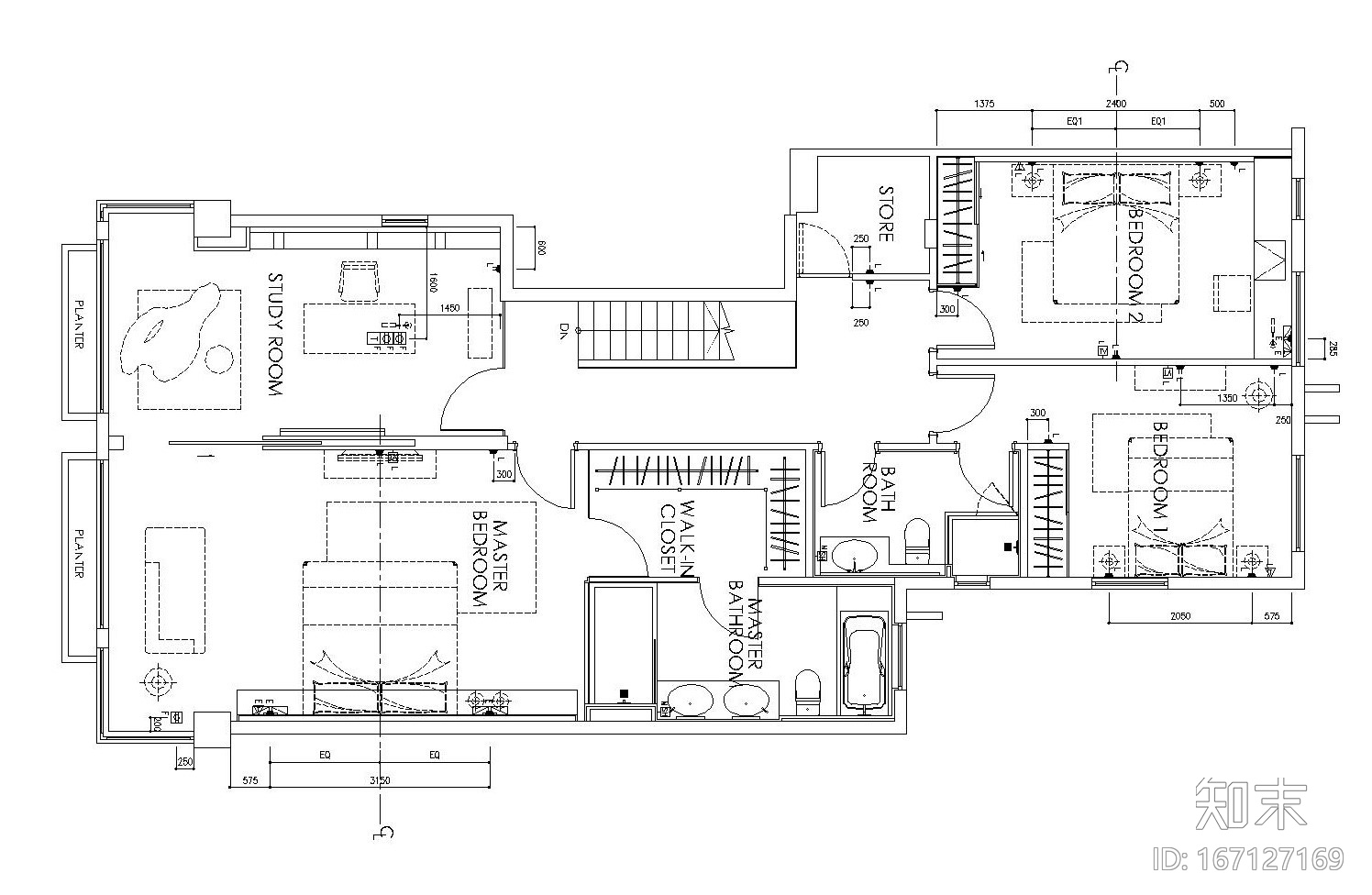 香港浅水湾样板间装修全套施工图（附实景照片）cad施工图下载【ID:167127169】