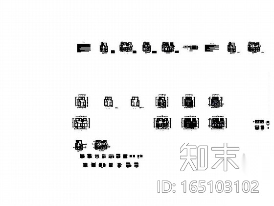 [北京]精品豪华欧式三层复式别墅室内装修施工图cad施工图下载【ID:165103102】