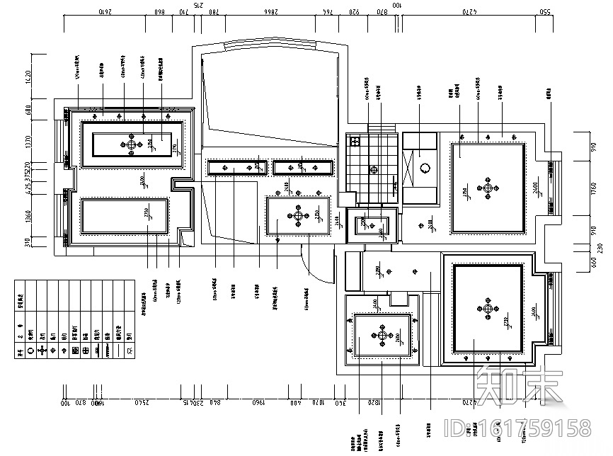 [河北]欧式风格180平米住宅设计施工图（附效果图）cad施工图下载【ID:161759158】