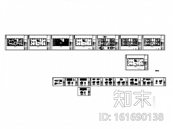 [山东]某工厂红木家具展厅室内装修图施工图下载【ID:161690138】