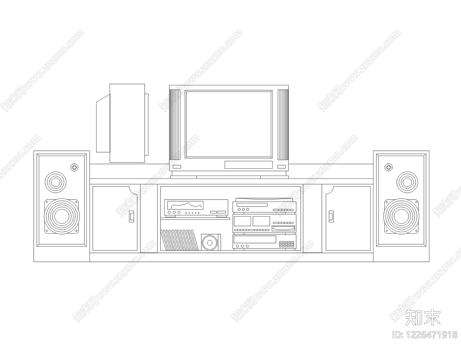 柜子cad施工图下载【ID:1226471918】