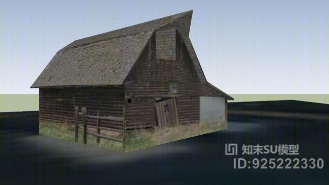 煤田经典谷仓SU模型下载【ID:925222330】
