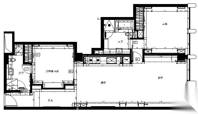 [绍兴]5套酒店式公寓样板间优化施工图（附效果图）施工图下载【ID:160119152】