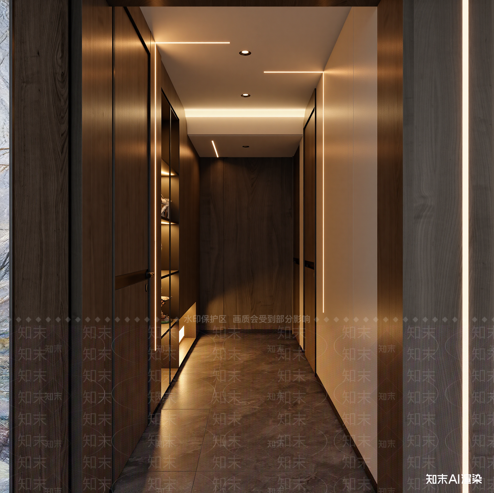 现代玄关3D模型下载【ID:1222080716】