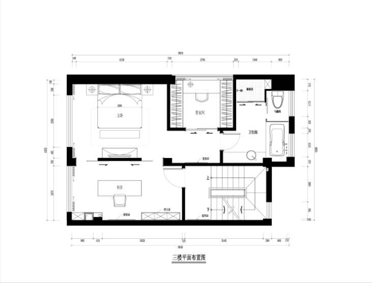 某中式建欧别墅室内装修设计施工图及效果图cad施工图下载【ID:165560109】