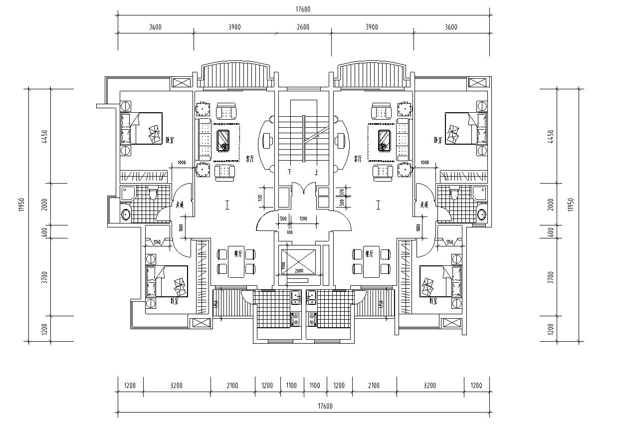 [河南]郑州天城小区建筑方案施工图设计cad施工图下载【ID:167379124】