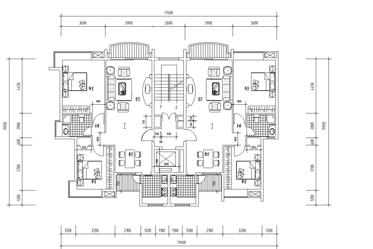 [河南]郑州天城小区建筑方案施工图设计cad施工图下载【ID:167379124】