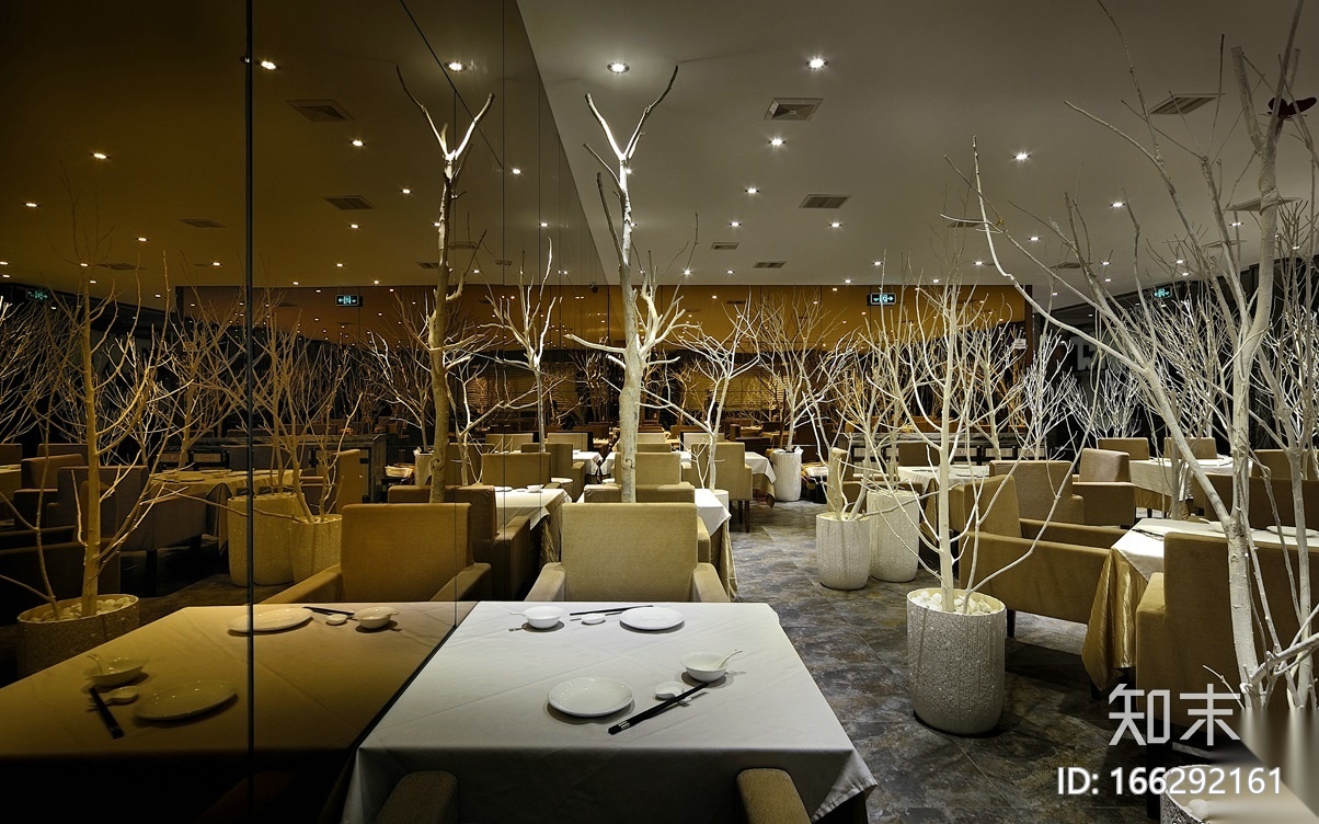 [福州]福建诺米丁餐厅装饰施工图+效果图施工图下载【ID:166292161】