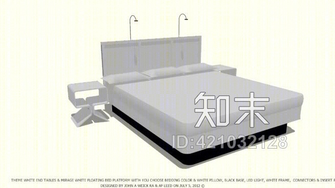 床白色你选择床上用品颜色白色枕头约翰韦克RASU模型下载【ID:421032128】