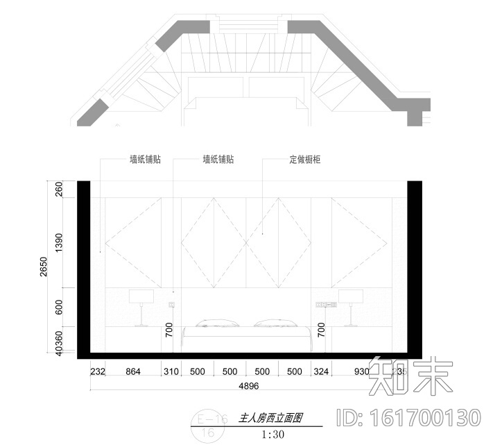 张家港君临新城——200㎡灰蓝畅想住宅设计施工图及效果...cad施工图下载【ID:161700130】