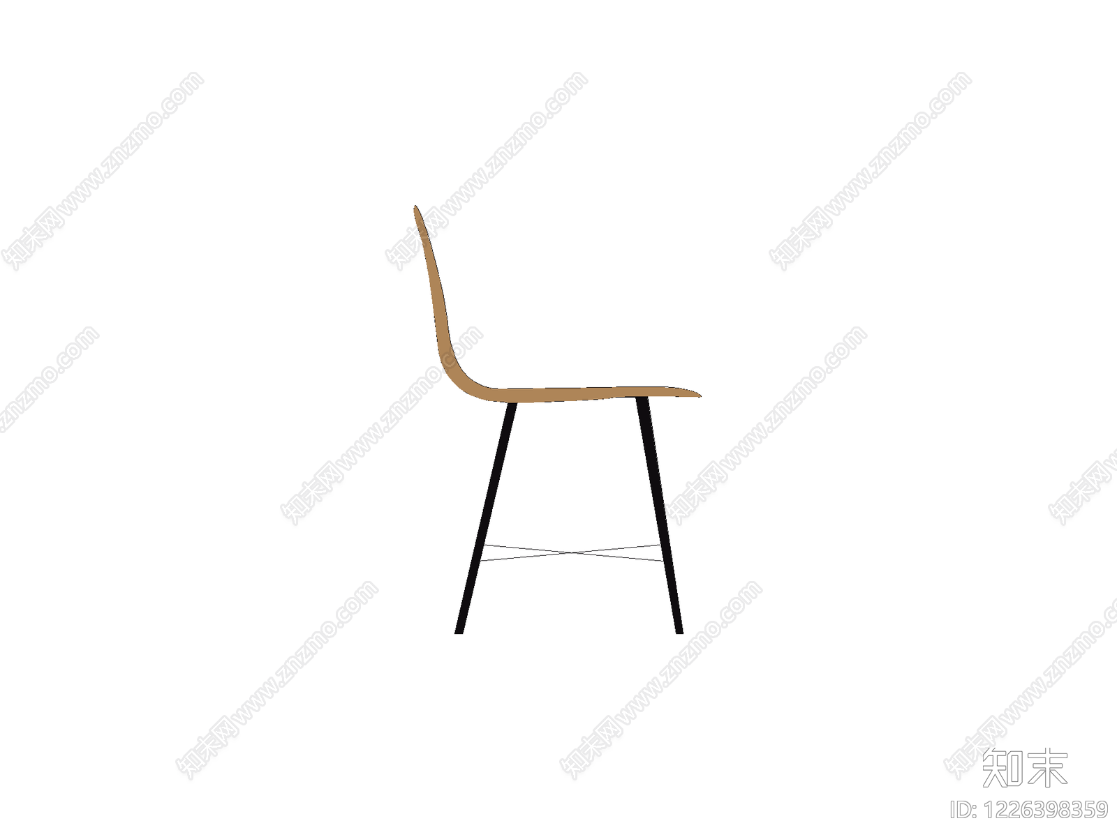 椅子cad施工图下载【ID:1226398359】