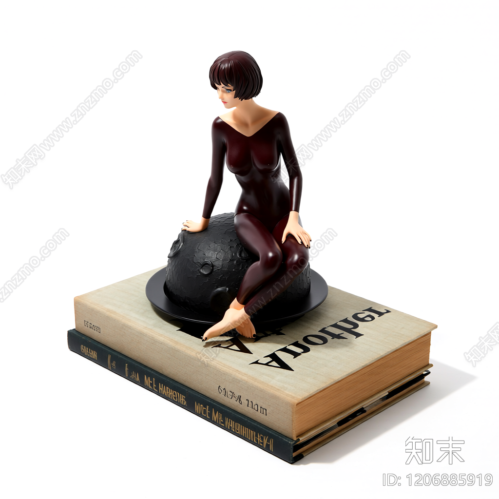 人物雕塑装饰摆件3D模型下载【ID:1206885919】