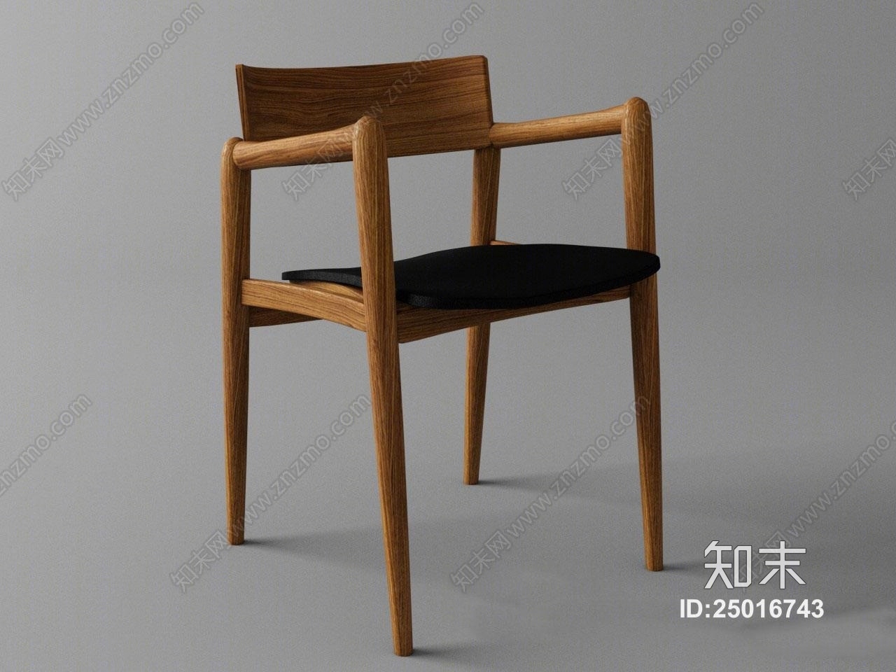 日式休闲椅3D模型下载【ID:25016743】