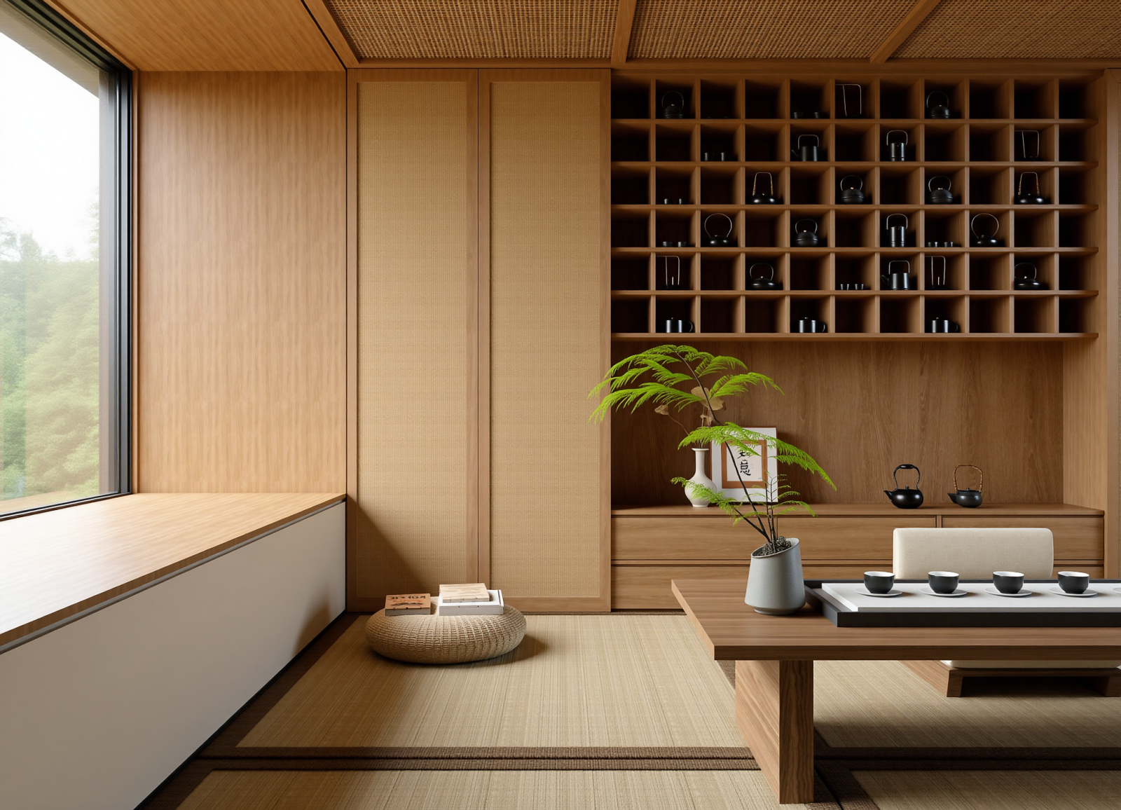 日式茶室3D模型下载【ID:1214722702】