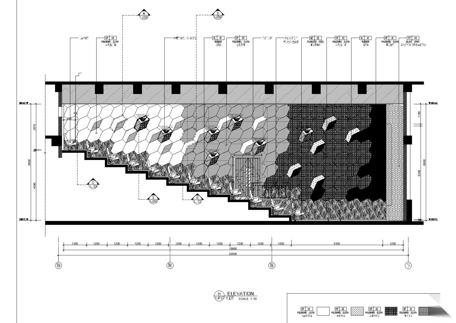 [广州]香港OFT-珠海英皇UA影城装修施工图+机电图+实景...cad施工图下载【ID:160712166】