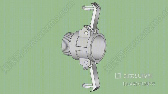 工业系列.配件.B型凸轮锁.内螺纹/外螺纹NPT.尺寸3“SU模型下载【ID:441016978】
