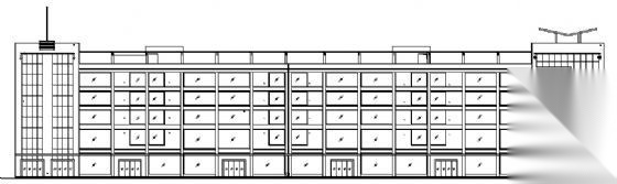 某五层商务中心建筑施工图cad施工图下载【ID:151435137】