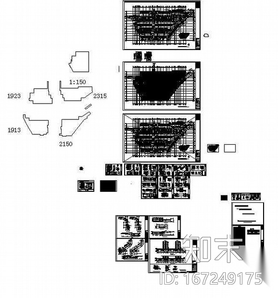 [张家港市]某公司地块人防工程建筑结构水电通风施工图cad施工图下载【ID:167249175】